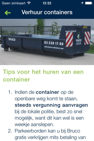 Bruco Containerbedrijf app screenshot 2