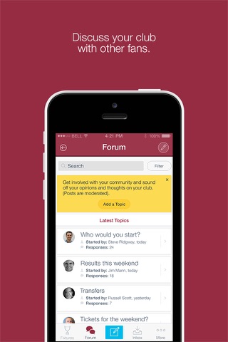 Fan App for West Ham United FC screenshot 2