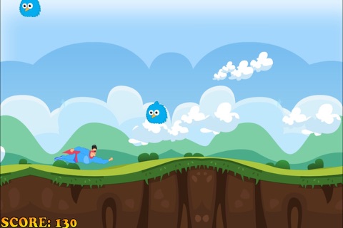 A Clumsy Superhero - Awesome Warrior Flying Race screenshot 4