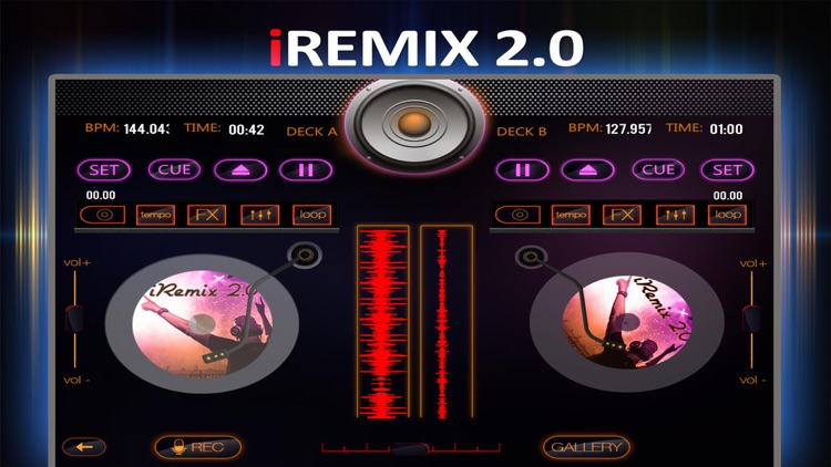 iRemix 2.0 Pro - Portable DJ Music Mixer Remix Tool