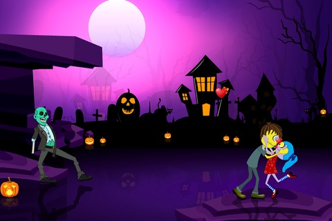 Halloween Zombie Kiss screenshot 2