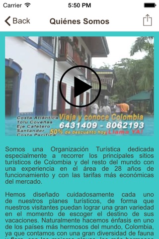 Vive Colombia Viajes screenshot 2