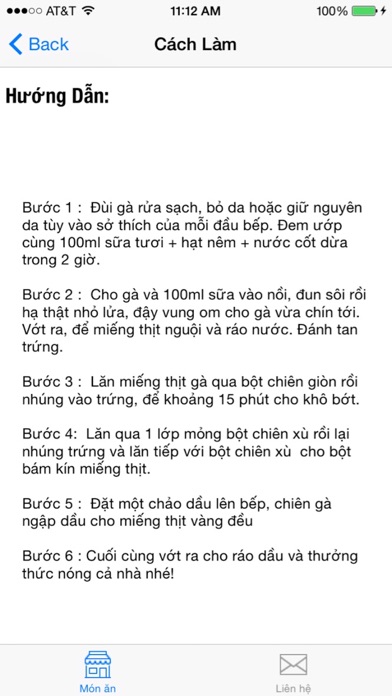 Screenshot #3 pour VietnameseRecipeBook