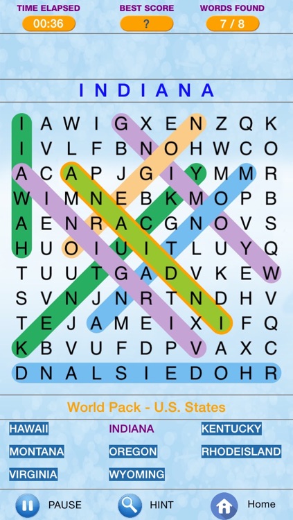 Word Search - Find Crossword Challenged Puzzles