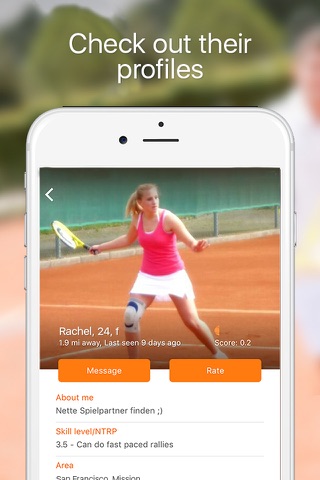 Tennis Buddy - find a local racket partner to play screenshot 4