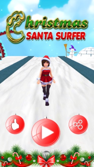 Christmas Santa Surfer-Ice Adventure Run 3D (聖誕老人衝浪冰冒險運行)(圖3)-速報App