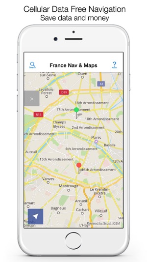 France Offline Maps & Offline Navigation(圖1)-速報App