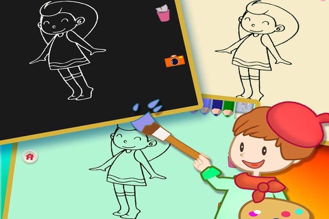 Colouring Book 5 - Making the girls colorful screenshot 4