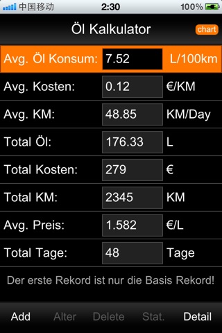 Oil Calculator FREE screenshot 2