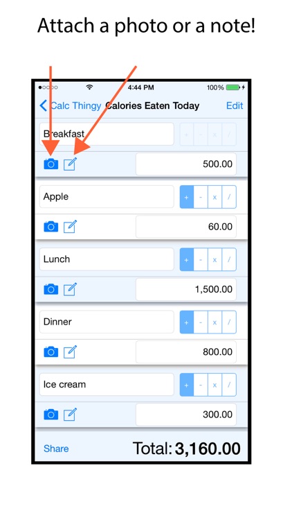 Calc Thingy - Calculate your lists screenshot-3