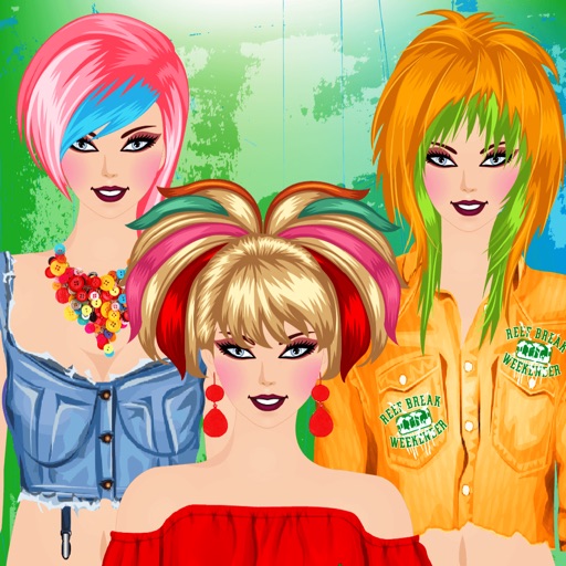 Punk Style Girl Dress Up and Make Up Game icon