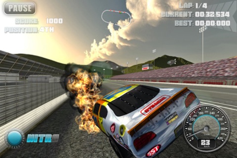 N.O.S. Car Speedrace Lite screenshot 3