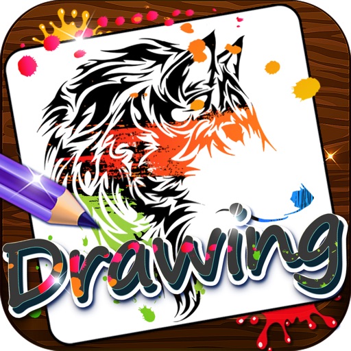 Drawing Desk  Tribal Tattoo : Draw and Paint Coloring Book Edition icon