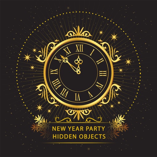 New Year Party At Midnight X-Mas Hidden Objects