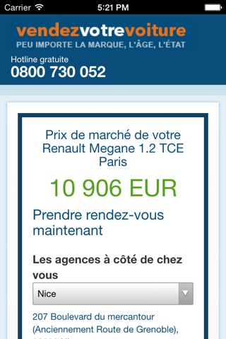 Vendezvotrevoiture.fr screenshot 4