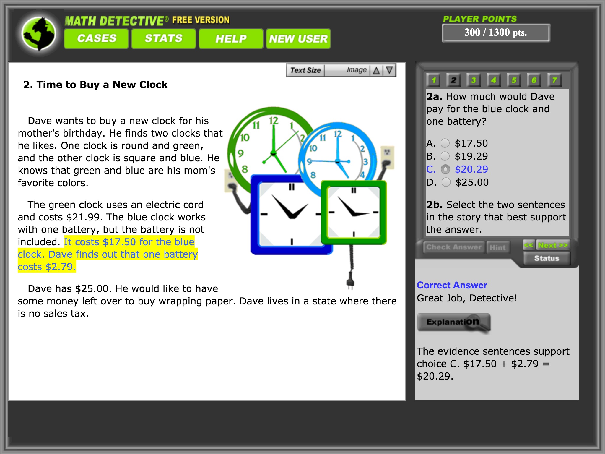 Math Detective® Beginning (Free) screenshot 4