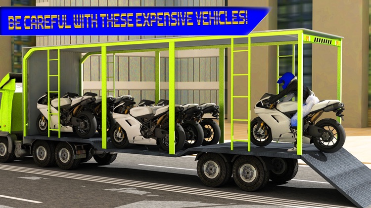 Transport Truck Driver Motorcycle Cargo Simulator 3D