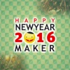 New Year Greetings Card Maker - Tap To Open Image Maker