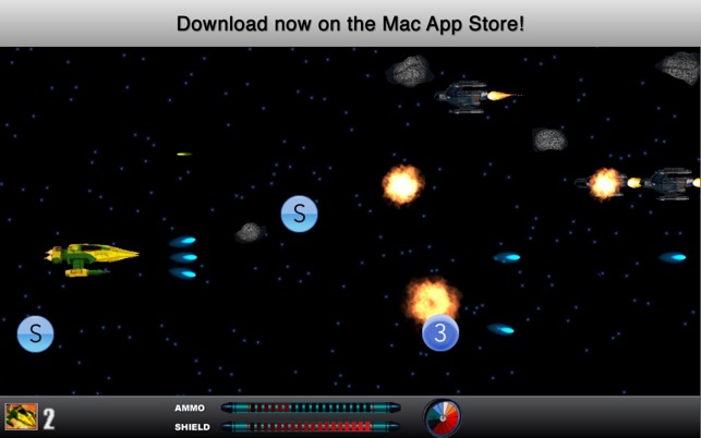 Asteroid Field, game for IOS