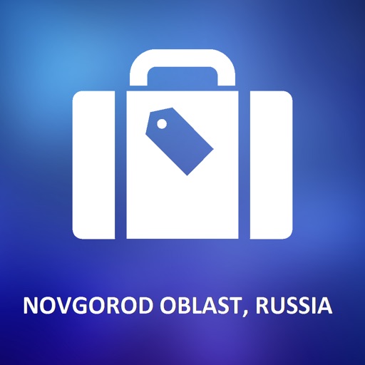Novgorod Oblast, Russia Offline Vector Map