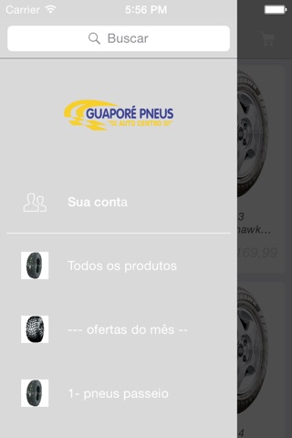 Guaporé Pneus screenshot 2