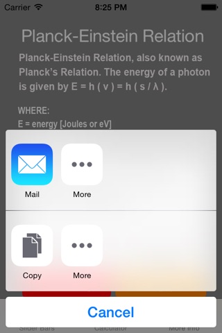 Visualizing Planck Einstein Wavelength Equation screenshot 4