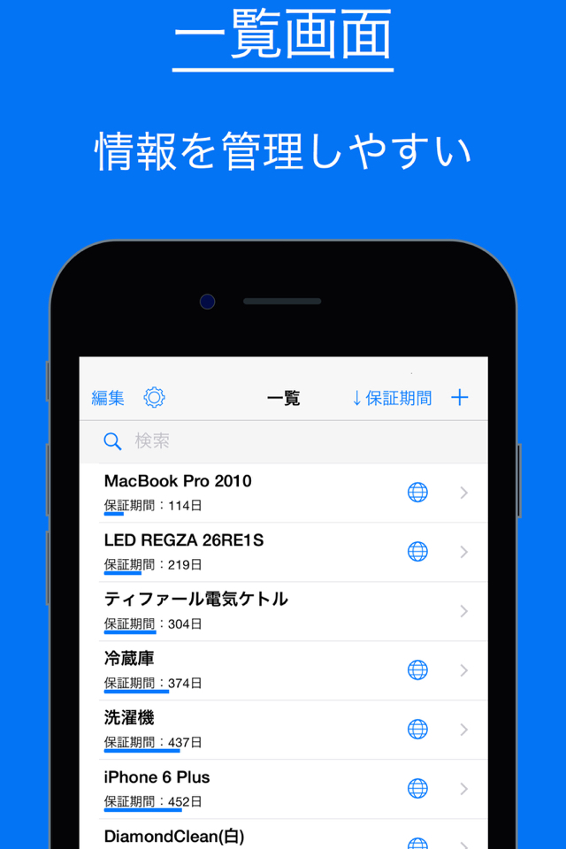 購入情報を管理する -MyGoods-