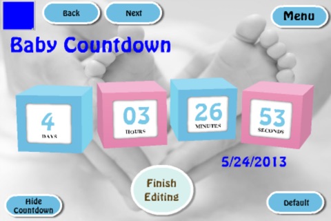 Baby Countdown app screenshot 4