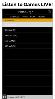 pittsburgh football radio & live scores iphone screenshot 1