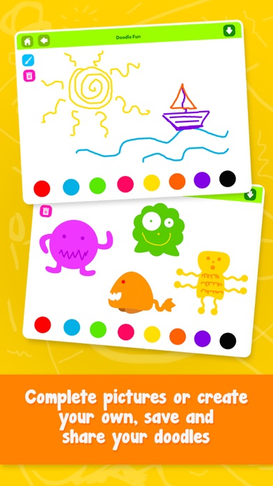 Doodle Fun - Draw & Play Paint Scribble Sketch & Color Creative Adventure Game for Kids Boys and Girls Explorers: Preschool Kindergarten Grade 1 2 3 and 4 Screenshot 5