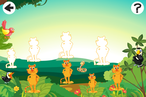 A Sort By Size Game for Children: Learn and Play with Animals in the Forest screenshot 3