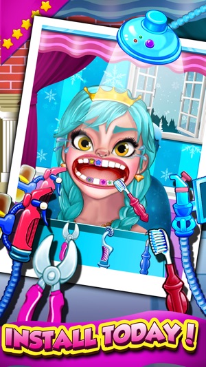 Frozen Princess Dentist Office - crazy baby doctor in little(圖3)-速報App