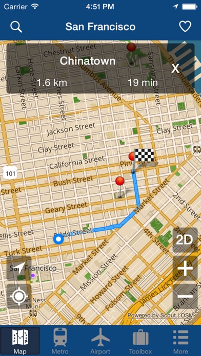 サンフランシスコオフライン地図 - シティ... screenshot1