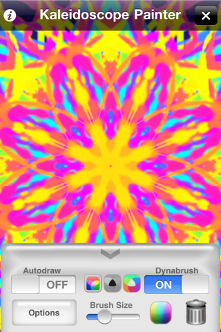 Kaleidoscope Painter Lite screenshot 2