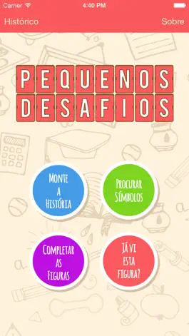 Game screenshot Pequenos Desafios: Teste de Aprendizado Escolar. mod apk