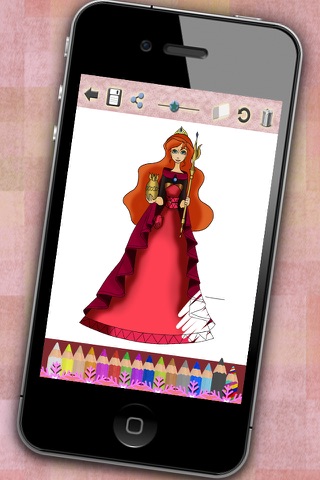 Dibujos para colorear princesas mágico - Premium screenshot 3