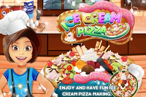Ice Cream Pizza cooking games screenshot 2