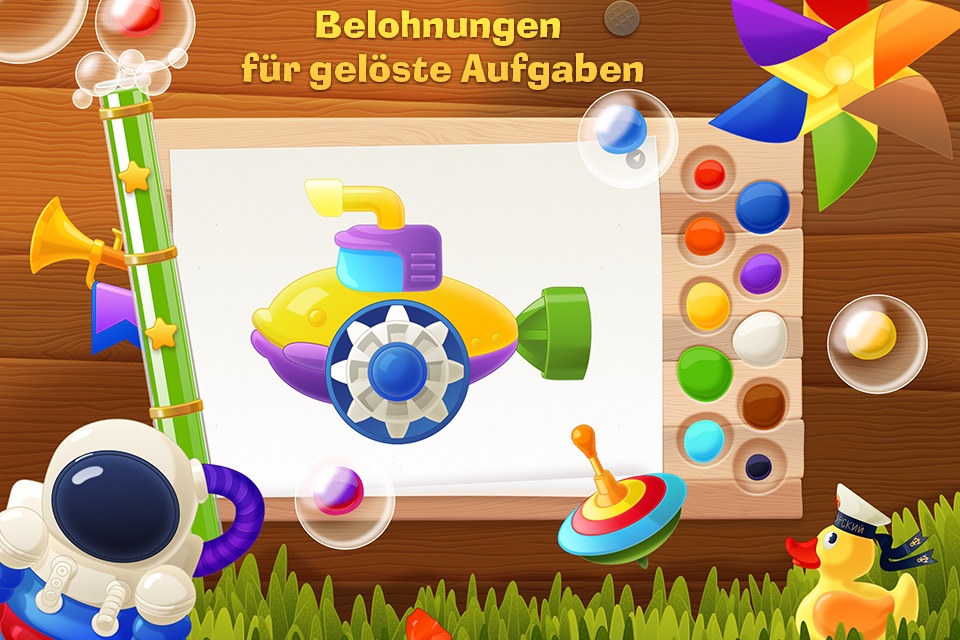 Tim the Fox - Paint - free preschool coloring game screenshot 3