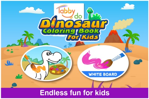 Tabbydo Dino Colorbook : Dinosaur coloring game for kids and toddler screenshot 2