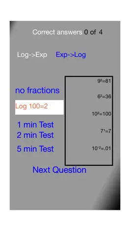 Game screenshot Basic Logarithm Practice 2 mod apk