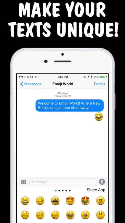 Text Smileys Minis Keyboard by Emoji World
