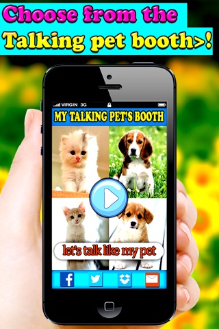 My Talking pet baby : Make funny face & create a video talking like a pet bebe ! screenshot 2