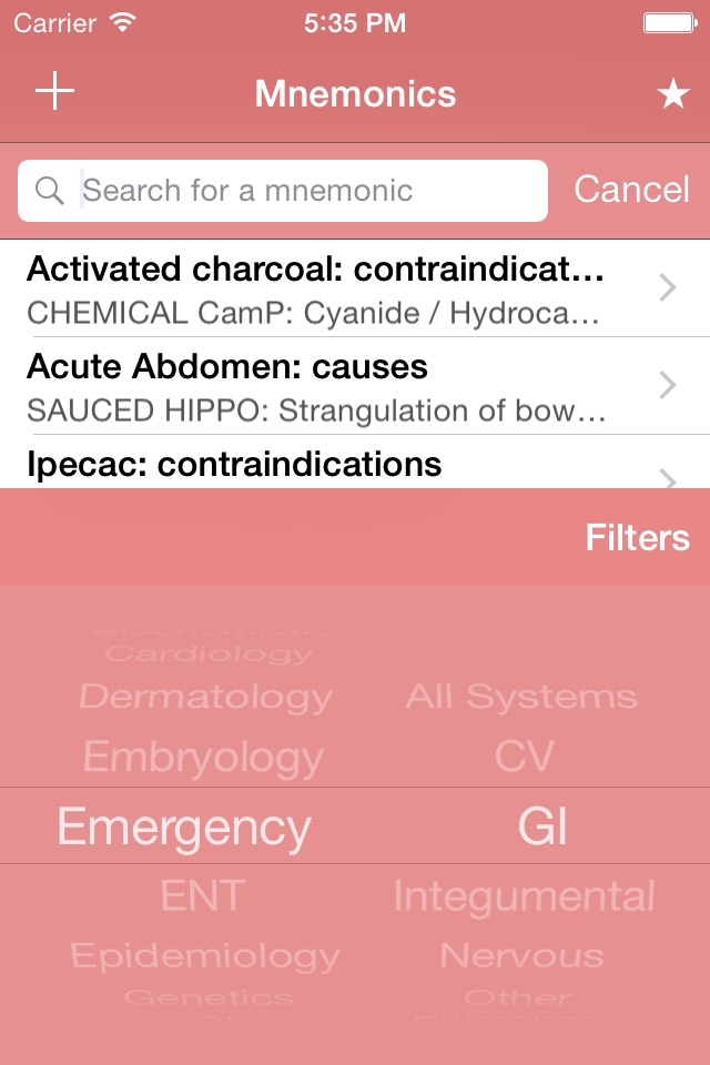 Med Mnemonics screenshot 2