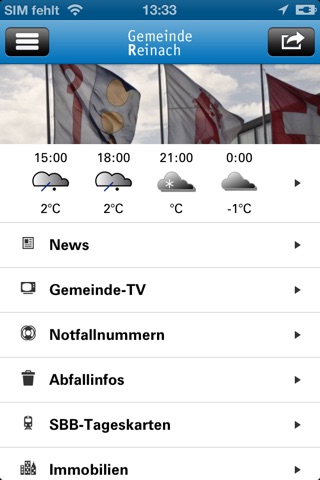 Gemeinde Reinach screenshot 4