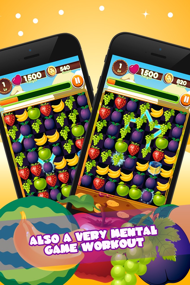 Juice Fruit Pop Link Land screenshot 3