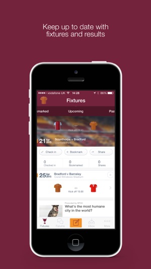 Fan App for Bradford City AFC