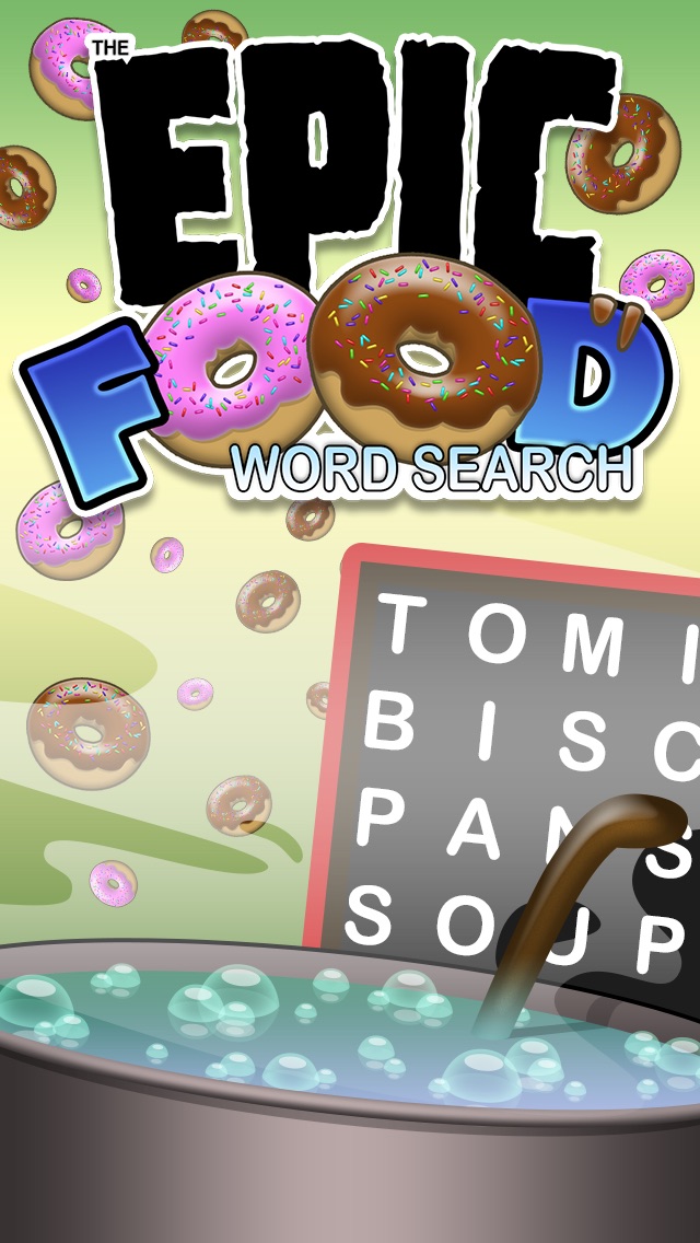 【图】Epic Food Word Search – giant wordsearch puzzle (ad-free)(截图1) 【图】Epic Food Word Search – giant wordsearch puzzle (ad-free)(截图1)