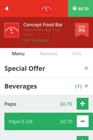 Concept Food Bar screenshot 4