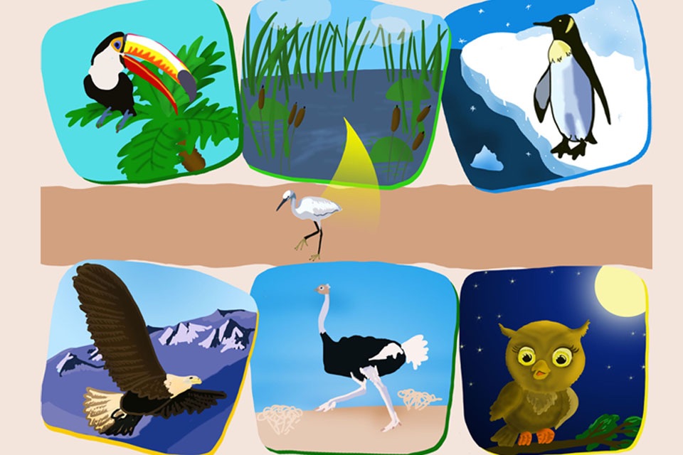 кто где живет - в мире животных - образовательная игра для детей от 2 лет, обучение дошкольников screenshot 2