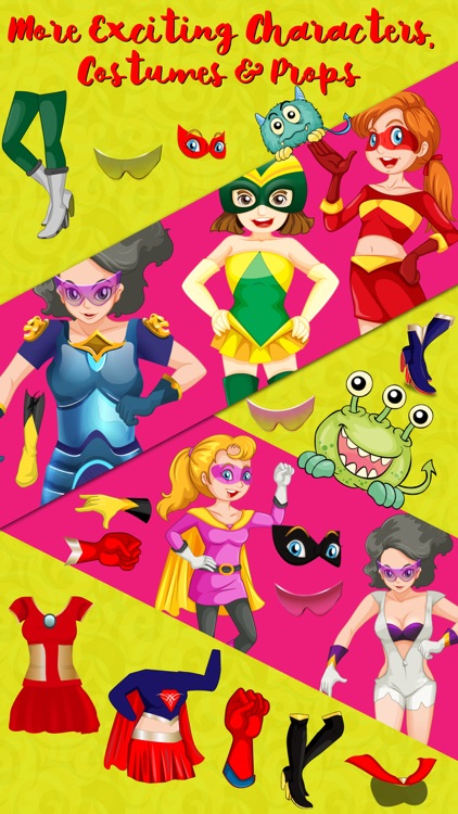 Power Girls Dress Up - Lovely Costumes Design Game For Girls screenshot-3